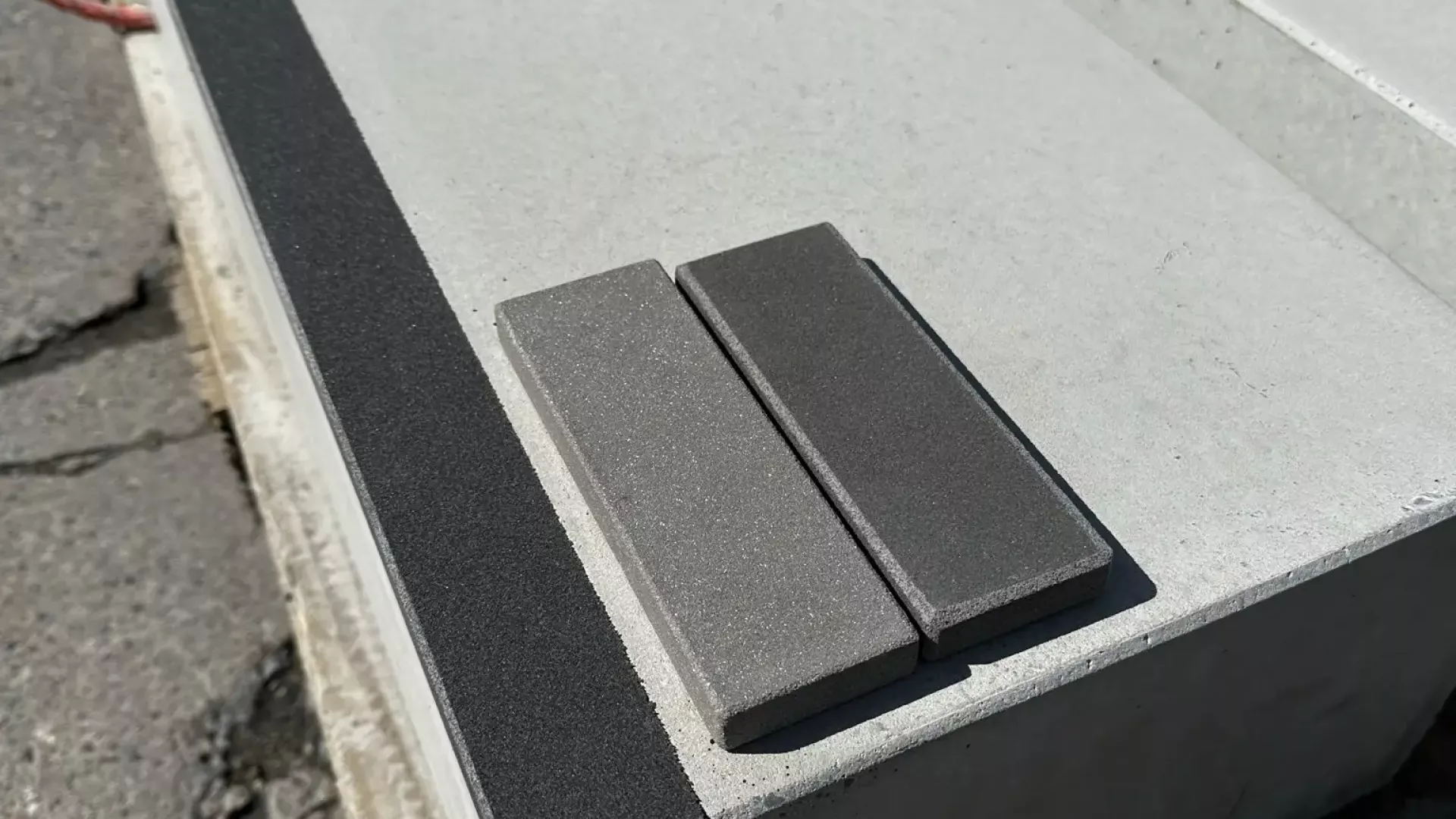 Verschiedene Farben Signalstreifen Kontraststreifen