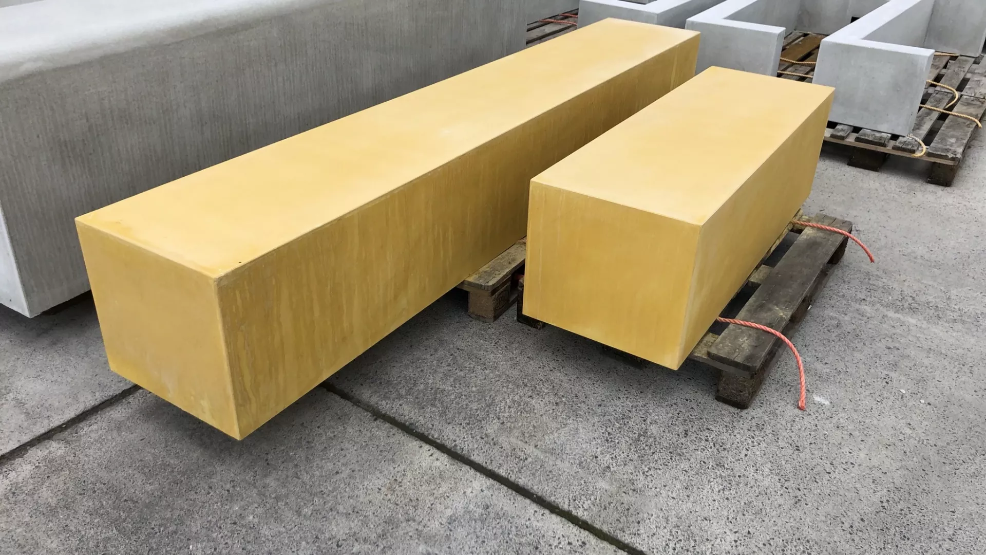 Gelbe Töne als Einfärbungen