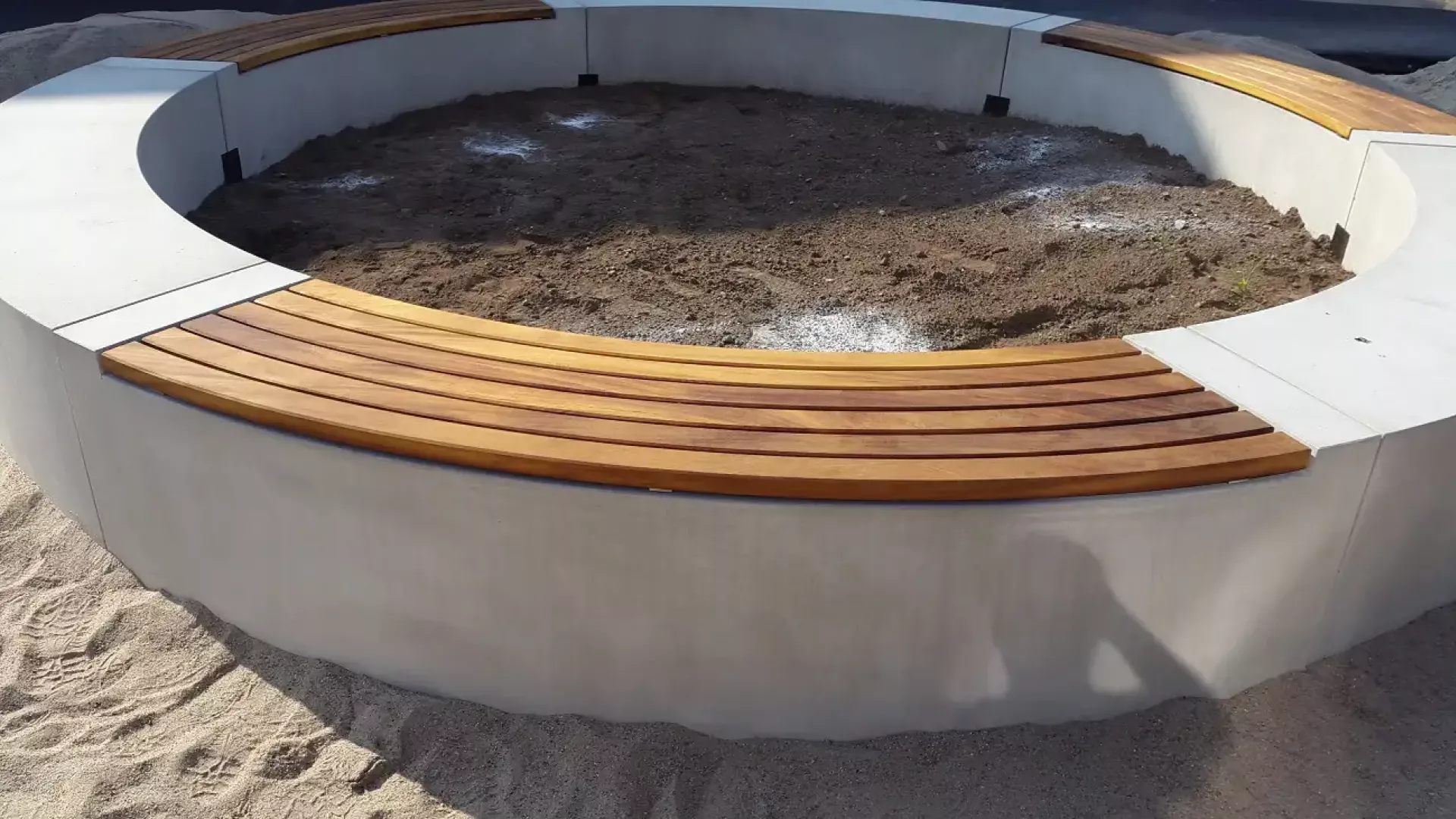 Holzauflage Iroko Kambala radial