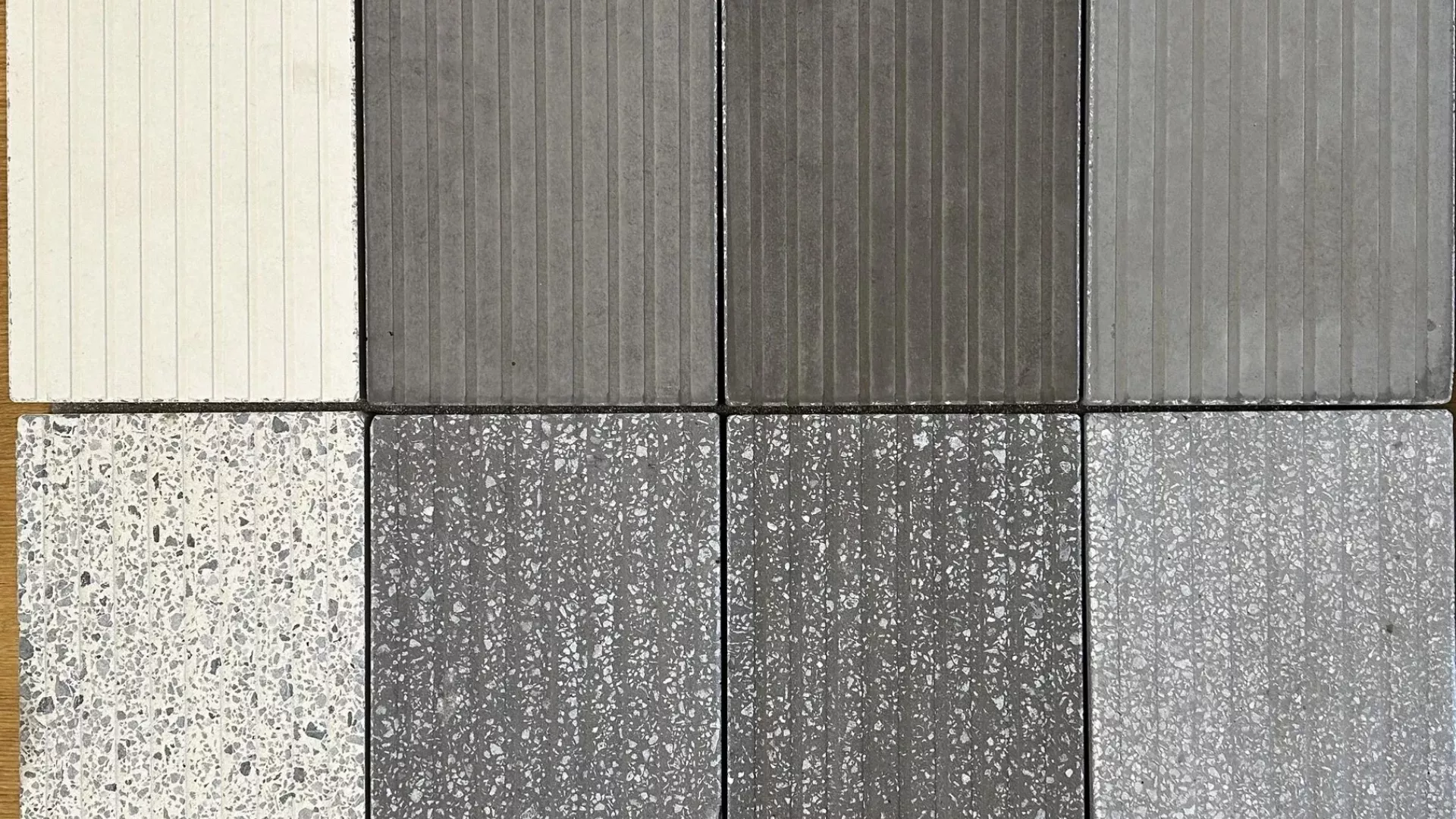 Profile verschiedene Anthrazit Muster