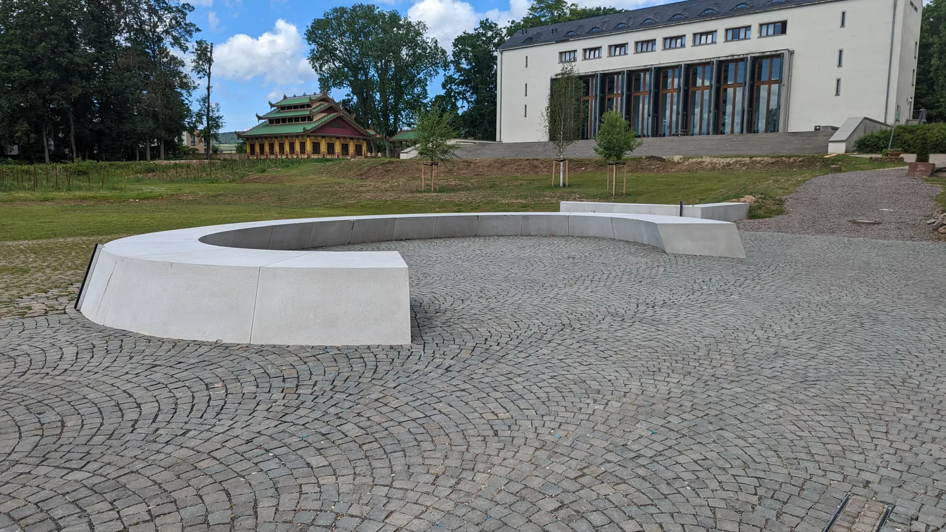 Schräge radiale Sitzblöcke