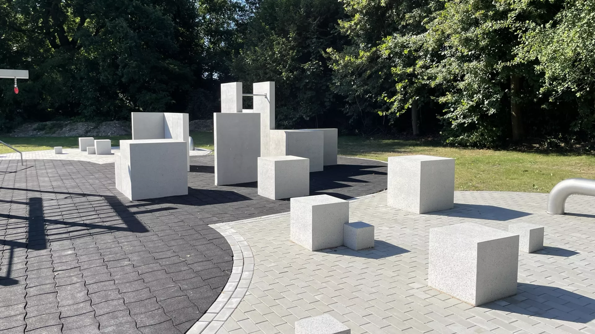 Sitzwürfel und Parkourelemente